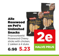 klik op dit plaatje voor een vergroting en voor vergelijkbare aanbiedingen gerelateerd aan ` 2 4 rosewood unlimited snacks chewy sticks with chicken zakken stuks 2e halve ` 2 4 rosewood unlimited snacks chewy sticks with chicken zakken stuks 2e halve
