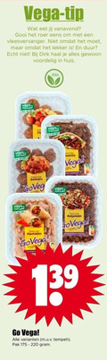 klik op dit plaatje voor een vergroting en voor vergelijkbare aanbiedingen gerelateerd aan ` vegetarisch 100 vega tip vanavond roer vleesvervanger huis fa bolletjes kipstukjes go tempeh pak ` vegetarisch 100 vega tip vanavond roer vleesvervanger huis fa bolletjes kipstukjes go tempeh pak