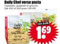 klik op dit plaatje voor een vergroting en voor vergelijkbare aanbiedingen gerelateerd aan ` pasta tagliatelle 400 500 daily chef verse spaghetti gnocchi zak ` pasta tagliatelle 400 500 daily chef verse spaghetti gnocchi zak