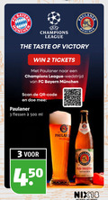 klik op dit plaatje voor een vergroting en voor vergelijkbare aanbiedingen gerelateerd aan ` speciaalbieren 2 3 500 champions league taste victory win tickets paulaner wedstrijd fc bayern scan code flessen ml paul nix18 roken drinken ` speciaalbieren 2 3 500 champions league taste victory win tickets paulaner wedstrijd fc bayern scan code flessen ml paul nix18 roken drinken