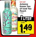 klik op dit plaatje voor een vergroting en voor vergelijkbare aanbiedingen gerelateerd aan ` ice tea 1 arizona green iced peach liter zon ` ice tea 1 arizona green iced peach liter zon