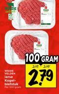 klik op dit plaatje voor een vergroting en voor vergelijkbare aanbiedingen gerelateerd aan ` 100 279 be velden quality weide kogel biefstuk ` 100 279 be velden quality weide kogel biefstuk