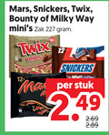 klik op dit plaatje voor een vergroting en voor vergelijkbare aanbiedingen gerelateerd aan ` 10 12 mars snickers twix bounty milky zak minis stuk ` 10 12 mars snickers twix bounty milky zak minis stuk