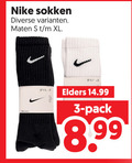 klik op dit plaatje voor een vergroting en voor vergelijkbare aanbiedingen gerelateerd aan ` 3 nike sokken maten xl fit elders pack ` 3 nike sokken maten xl fit elders pack