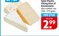 klik op dit plaatje voor een vergroting en voor vergelijkbare aanbiedingen gerelateerd aan ` saint paulin viking blue emmentaler stukken 250-275 stuk 2 99 ` saint paulin viking blue emmentaler stukken 250-275 stuk 2 99