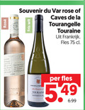 klik op dit plaatje voor een vergroting en voor vergelijkbare aanbiedingen gerelateerd aan ` rose witte wijn rosee souvenir du caves la fris wit tourangelle touraine frankrijk fles tour les sauvignon ` rose witte wijn rosee souvenir du caves la fris wit tourangelle touraine frankrijk fles tour les sauvignon