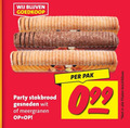 klik op dit plaatje voor een vergroting en voor vergelijkbare aanbiedingen gerelateerd aan ` stokbrood party gesneden wit meergranen pak beschikbaar ` stokbrood party gesneden wit meergranen pak beschikbaar