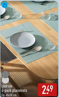 klik op dit plaatje voor een vergroting en voor vergelijkbare aanbiedingen gerelateerd aan ` 4 pack placemats ca. cm ` 4 pack placemats ca. cm