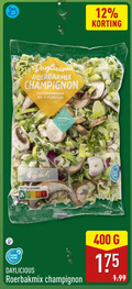 klik op dit plaatje voor een vergroting en voor vergelijkbare aanbiedingen gerelateerd aan ` 12 400 roerbakmix champignon kastanjechampignons prei ui peterselie min planet proof nutri score ` 12 400 roerbakmix champignon kastanjechampignons prei ui peterselie min planet proof nutri score