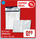 klik op dit plaatje voor een vergroting en voor vergelijkbare aanbiedingen gerelateerd aan ` afdekfolie 4 5 20 super deal deco craft stark 1x ca. stuk ` afdekfolie 4 5 20 super deal deco craft stark 1x ca. stuk