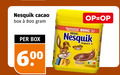 klik op dit plaatje voor een vergroting en voor vergelijkbare aanbiedingen gerelateerd aan ` chocolademelk 600 nesquik cacao box 800g original ` chocolademelk 600 nesquik cacao box 800g original