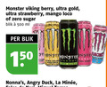 klik op dit plaatje voor een vergroting en voor vergelijkbare aanbiedingen gerelateerd aan ` 150 500 monster viking berry ultra gold strawberry mango zero sugar blik ml ring energy rose pineapple angry duck la ` 150 500 monster viking berry ultra gold strawberry mango zero sugar blik ml ring energy rose pineapple angry duck la