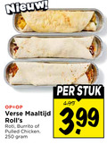 klik op dit plaatje voor een vergroting en voor vergelijkbare aanbiedingen gerelateerd aan ` 250 verse maaltijd roti burrito pulled chicken stuk 3.99 ` 250 verse maaltijd roti burrito pulled chicken stuk 3.99