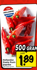 klik op dit plaatje voor een vergroting en voor vergelijkbare aanbiedingen gerelateerd aan ` puntpaprika 500 hollandse boeren zoete paprika zak ` puntpaprika 500 hollandse boeren zoete paprika zak