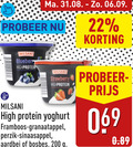 klik op dit plaatje voor een vergroting en voor vergelijkbare aanbiedingen gerelateerd aan ` vruchtenyoghurt 22 200 milsani high protein yoghurt framboos granaatappel perzik sinaasappel aardbei bosbes ` vruchtenyoghurt 22 200 milsani high protein yoghurt framboos granaatappel perzik sinaasappel aardbei bosbes