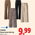 klik op dit plaatje voor een vergroting en voor vergelijkbare aanbiedingen gerelateerd aan ` online esmara dames broek wide leg maten l ` online esmara dames broek wide leg maten l