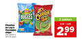klik op dit plaatje voor een vergroting en voor vergelijkbare aanbiedingen gerelateerd aan ` 2 bugles cheetos nacho cheese flavour nutri score nibbit zakken 99 vormpjes chips ` 2 bugles cheetos nacho cheese flavour nutri score nibbit zakken 99 vormpjes chips