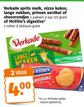 klik op dit plaatje voor een vergroting en voor vergelijkbare aanbiedingen gerelateerd aan ` 2 verkade sprits melk nizza kokos lange nekken prinses aardbei pakken digestive rollen 400 original m.u.v naturel glutenvrij ` 2 verkade sprits melk nizza kokos lange nekken prinses aardbei pakken digestive rollen 400 original m.u.v naturel glutenvrij