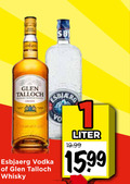 klik op dit plaatje voor een vergroting en voor vergelijkbare aanbiedingen gerelateerd aan ` 1 talloch choice esbjaerg vodka whisky liter ` 1 talloch choice esbjaerg vodka whisky liter