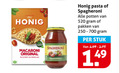 klik op dit plaatje voor een vergroting en voor vergelijkbare aanbiedingen gerelateerd aan ` pasta pastasaus spaghetti 1867 honig macaroni original favoriet nederland spagheroni tradizionale potten pakken stuk ` pasta pastasaus spaghetti 1867 honig macaroni original favoriet nederland spagheroni tradizionale potten pakken stuk