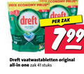 klik op dit plaatje voor een vergroting en voor vergelijkbare aanbiedingen gerelateerd aan ` economy draft dreft zak vaatwastabletten original all one stuks ` economy draft dreft zak vaatwastabletten original all one stuks
