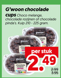 klik op dit plaatje voor een vergroting en voor vergelijkbare aanbiedingen gerelateerd aan ` chocolade rozijnen 210 225 cups choco melange kuip gwoon traktatie choc rozijn stuk ` chocolade rozijnen 210 225 cups choco melange kuip gwoon traktatie choc rozijn stuk