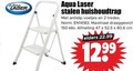 klik op dit plaatje voor een vergroting en voor vergelijkbare aanbiedingen gerelateerd aan ` 2 150 aqua laser stalen huishoudtrap antislip voetjes tredes maximaal draaggewicht kilo cm elders ` 2 150 aqua laser stalen huishoudtrap antislip voetjes tredes maximaal draaggewicht kilo cm elders