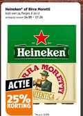 klik op dit plaatje voor een vergroting en voor vergelijkbare aanbiedingen gerelateerd aan ` krat bier 24 25 30 heineken moretti actieprijs m.u.v 0.0 ` krat bier 24 25 30 heineken moretti actieprijs m.u.v 0.0