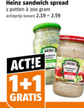 klik op dit plaatje voor een vergroting en voor vergelijkbare aanbiedingen gerelateerd aan ` 1 2 300 heinz sandwich spread potten actieprijs ` 1 2 300 heinz sandwich spread potten actieprijs