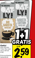 klik op dit plaatje voor een vergroting en voor vergelijkbare aanbiedingen gerelateerd aan ` 1 original bio barista oatly soorten liter stuk haverdrink edition ` 1 original bio barista oatly soorten liter stuk haverdrink edition