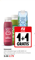 klik op dit plaatje voor een vergroting en voor vergelijkbare aanbiedingen gerelateerd aan ` 1 2 4 300 innocent with vitamins super smoothie berry energise strawberry cherry apple guarana sugar der ml flessen ` 1 2 4 300 innocent with vitamins super smoothie berry energise strawberry cherry apple guarana sugar der ml flessen