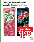 klik op dit plaatje voor een vergroting en voor vergelijkbare aanbiedingen gerelateerd aan ` fruitdrank taksi dubbelfrisss boom pak liter dubbel frisss framboos cranberry verfrissend boordevol vital tropisch fruit stuk ` fruitdrank taksi dubbelfrisss boom pak liter dubbel frisss framboos cranberry verfrissend boordevol vital tropisch fruit stuk