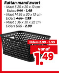 klik op dit plaatje voor een vergroting en voor vergelijkbare aanbiedingen gerelateerd aan ` 10 13 20 22 25 30 36 rattan mand zwart maat cm elders l ` 10 13 20 22 25 30 36 rattan mand zwart maat cm elders l