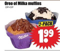 klik op dit plaatje voor een vergroting en voor vergelijkbare aanbiedingen gerelateerd aan ` muffins 2 oreo milka pack ` muffins 2 oreo milka pack