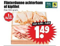 klik op dit plaatje voor een vergroting en voor vergelijkbare aanbiedingen gerelateerd aan ` 100 flinterdunne achterham kipfilet pak beter leven ` 100 flinterdunne achterham kipfilet pak beter leven