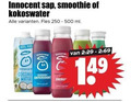 klik op dit plaatje voor een vergroting en voor vergelijkbare aanbiedingen gerelateerd aan ` 100 250 500 innocent sap smoothie kokoswater fles ml 00 water antioxidant ` 100 250 500 innocent sap smoothie kokoswater fles ml 00 water antioxidant