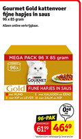 klik op dit plaatje voor een vergroting en voor vergelijkbare aanbiedingen gerelateerd aan ` kattenvoer 96 gourmet gold fijne hapjes saus online mega pack purina rund kip lever kalkoen eend zalm pak maaltijd ` kattenvoer 96 gourmet gold fijne hapjes saus online mega pack purina rund kip lever kalkoen eend zalm pak maaltijd