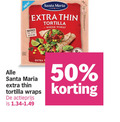 klik op dit plaatje voor een vergroting en voor vergelijkbare aanbiedingen gerelateerd aan ` 50 new santa maria thin taste tortilla whole wheat wraps actieprijs ` 50 new santa maria thin taste tortilla whole wheat wraps actieprijs