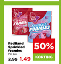 klik op dit plaatje voor een vergroting en voor vergelijkbare aanbiedingen gerelateerd aan ` red band snoep 50 sprinkle strawberry foamies sour flavour redband zak ` red band snoep 50 sprinkle strawberry foamies sour flavour redband zak