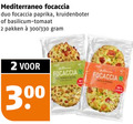 klik op dit plaatje voor een vergroting en voor vergelijkbare aanbiedingen gerelateerd aan ` 2 mediterraneo focaccia duo paprika kruidenboter basilicum tomaat pakken 300 330 3 batman ` 2 mediterraneo focaccia duo paprika kruidenboter basilicum tomaat pakken 300 330 3 batman