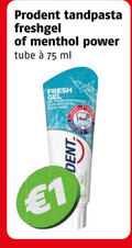 klik op dit plaatje voor een vergroting en voor vergelijkbare aanbiedingen gerelateerd aan ` 1 prodent tandpasta freshgel menthol power tube ml fresh gel dent ` 1 prodent tandpasta freshgel menthol power tube ml fresh gel dent