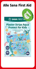 klik op dit plaatje voor een vergroting en voor vergelijkbare aanbiedingen gerelateerd aan ` sana plaster strips aqua protect for kids 20x ` sana plaster strips aqua protect for kids 20x