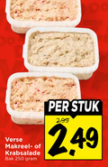 klik op dit plaatje voor een vergroting en voor vergelijkbare aanbiedingen gerelateerd aan ` salade 250 verse makreel krabsalade bak stuk ` salade 250 verse makreel krabsalade bak stuk