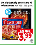 klik op dit plaatje voor een vergroting en voor vergelijkbare aanbiedingen gerelateerd aan ` diepvriespizza dr. oetker big americans xl pak diepvries crispy outside soft inside size double pepperoni triple stuk 3.99 ` diepvriespizza dr. oetker big americans xl pak diepvries crispy outside soft inside size double pepperoni triple stuk 3.99