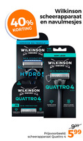 klik op dit plaatje voor een vergroting en voor vergelijkbare aanbiedingen gerelateerd aan ` wilkinson scheermesjes heren handscheerapparaten 4 40 scheerapparaat navulmesjes improved gel formula since sword skin hydration hydro quattro new protection blades for protects shaving diamond coated against irritations ` wilkinson scheermesjes heren handscheerapparaten 4 40 scheerapparaat navulmesjes improved gel formula since sword skin hydration hydro quattro new protection blades for protects shaving diamond coated against irritations