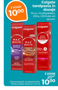 klik op dit plaatje voor een vergroting en voor vergelijkbare aanbiedingen gerelateerd aan ` colgate tandpasta 3 5 100 10 doosje multipakken ultra ultimate serum with stain defence white expert purple reveal koffie thee wijnvlekken tanden dagen klinisch bewezen whitening ingredient gele tinten verwijdert vlekken oppervlak effectief beschermen glazuur tannines original cool breeze veilig coffee stains ml ` colgate tandpasta 3 5 100 10 doosje multipakken ultra ultimate serum with stain defence white expert purple reveal koffie thee wijnvlekken tanden dagen klinisch bewezen whitening ingredient gele tinten verwijdert vlekken oppervlak effectief beschermen glazuur tannines original cool breeze veilig coffee stains ml
