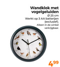 klik op dit plaatje voor een vergroting en voor vergelijkbare aanbiedingen gerelateerd aan ` wandklokken 3 25 wandklok vogelgeluiden cm aa batterijen ` wandklokken 3 25 wandklok vogelgeluiden cm aa batterijen