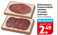 klik op dit plaatje voor een vergroting en voor vergelijkbare aanbiedingen gerelateerd aan ` schwarzwalder schinken runderrookvlees 100 biefstukworst runder rookvlees versafdeling ` schwarzwalder schinken runderrookvlees 100 biefstukworst runder rookvlees versafdeling