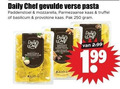 klik op dit plaatje voor een vergroting en voor vergelijkbare aanbiedingen gerelateerd aan ` pasta 250 daily chef gevulde verse paddenstoel mozzarella parmezaanse kaas truffel basilicum provolone pak zwarte truffe ` pasta 250 daily chef gevulde verse paddenstoel mozzarella parmezaanse kaas truffel basilicum provolone pak zwarte truffe