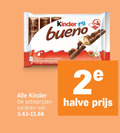 klik op dit plaatje voor een vergroting en voor vergelijkbare aanbiedingen gerelateerd aan ` kinder bueno chocoladerepen 2 contains with varieeren halve ` kinder bueno chocoladerepen 2 contains with varieeren halve